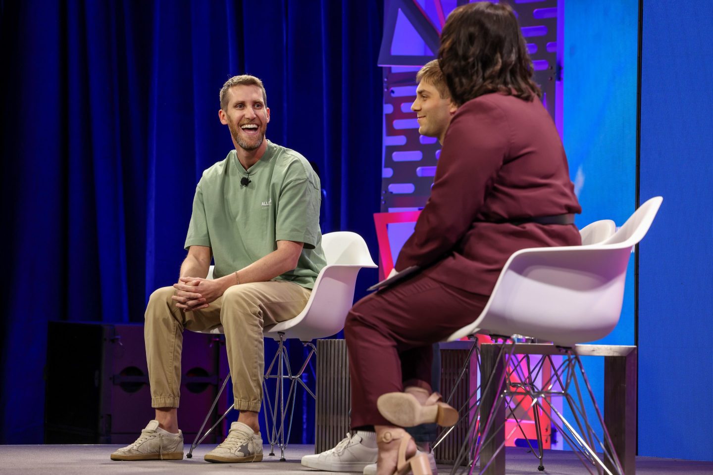 From left: Wiz co-founder and CEO Assaf Rappaport, Thrive Capital investor Philip Clark, and Fortune’s Allie Garfinkle at the 2024 Fortune Brainstorm Tech conference in Park City, Utah. (Photo: Steve Vargo/Fortune)