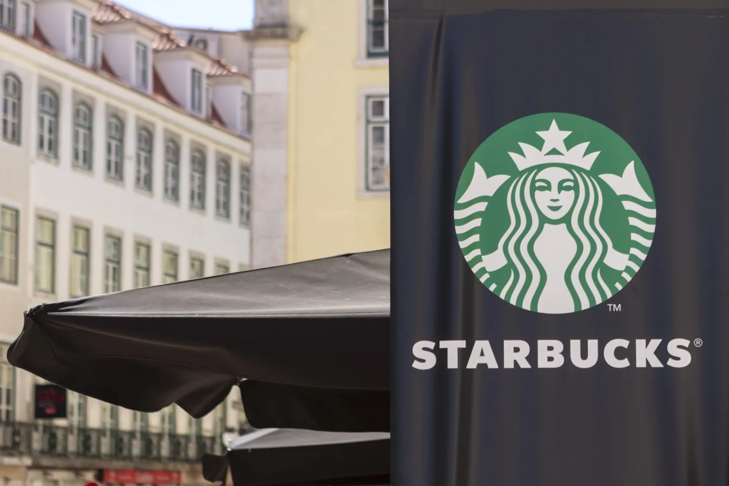 A Starbucks Coffee store in Lisbon, Portugal, on August 24, 2024.