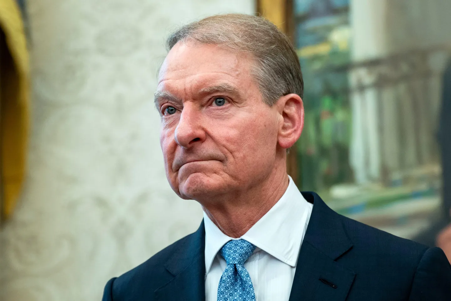 Paul Atkins, chairman of the US Securities and Exchange Commission (SEC), during a swearing-in ceremony in the Oval Office of the White House in Washington, DC, US, on Tuesday, April 22, 2025.